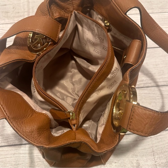 MICHEAL Michael Kors Fulton Tote pebbled leather purse *READ* - Picture 12 of 15